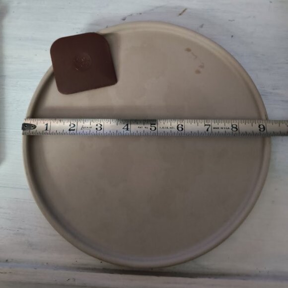 Pampered Chef Pizza Stone Personal Pizza Toaster Oven Pan 8.5" - Picture 4 of 6